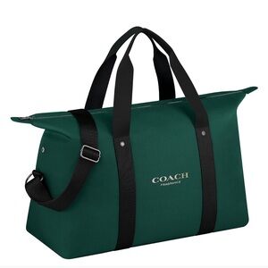 Coach Men's Duffel Bag in Green and Black